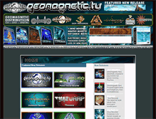 Tablet Screenshot of geomagnetic.tv